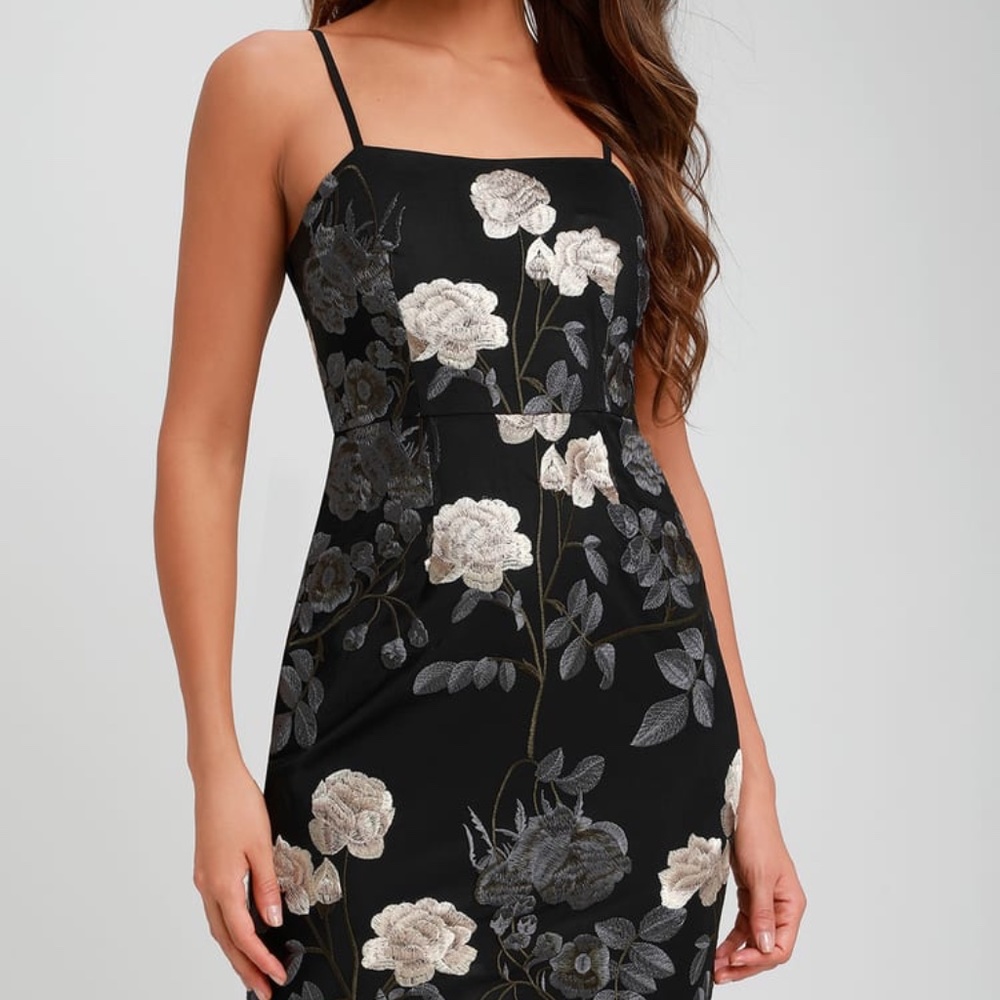 Embroidered Lulu’s Cocktail Dress